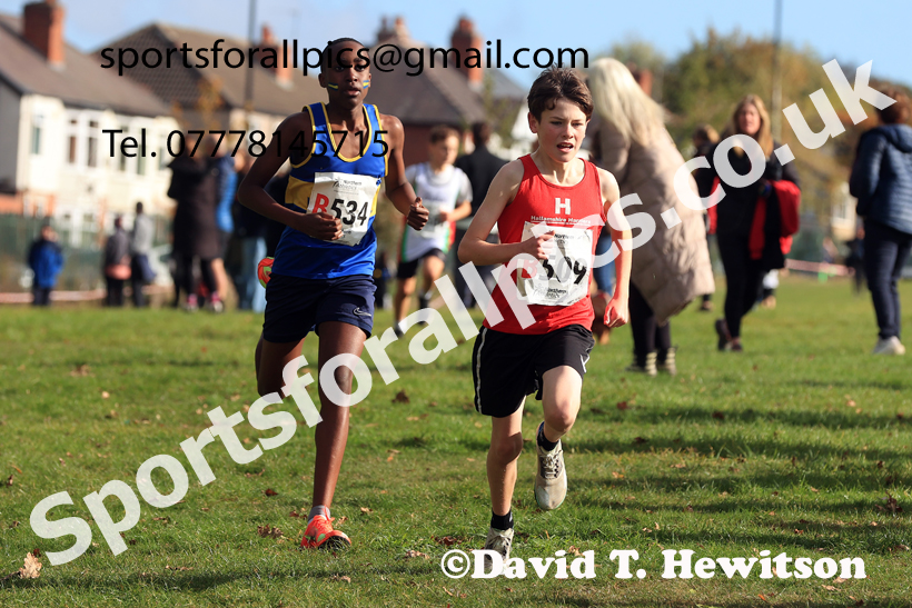Boys Under-14s 2026 Northern Cross Country Relays, Graves Park, Sheffield. Photo: David T. Hewitson/Sports for All Pics